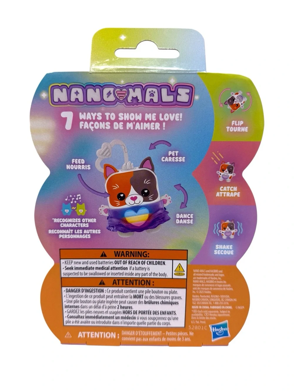 Hasbro Nanomals Mano-Mals Purrnelope The Calico Cat Digital Pet New In Package